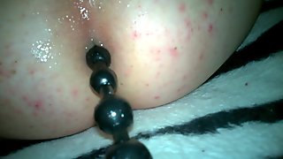 my wife give me mind-blow blowjob and prostate massage with anal beads