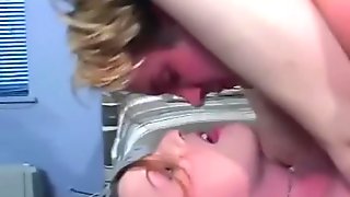 Hot wife watches her husband fucking young horny babysitter really hard!