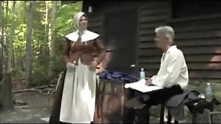 Puritan Wife Spanked Outdoors 