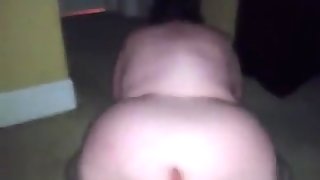 Fat ass plumper fucking monster dildo 